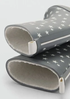 Dzieci MANGO Buty*Kalosze w gwiazdki