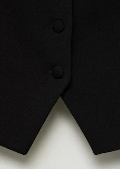 MANGO Kamizelki*Kamizelka garniturowa na guziki