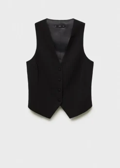 MANGO Kamizelki*Kamizelka garniturowa na guziki