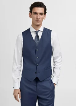 MANGO Marynarki|Kamizelki*Kamizelka garniturowa Paris super slim fit