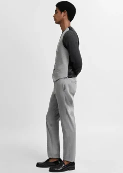 MANGO Marynarki|Kamizelki*Kamizelka garniturowa super slim fit z tkaniny stretch