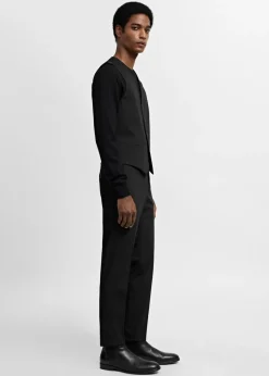 MANGO Marynarki|Kamizelki*Kamizelka garniturowa super slim fit z tkaniny stretch