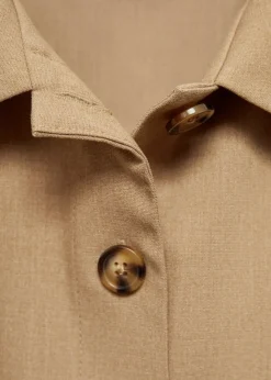 MANGO Kamizelki*Kamizelka garniturowa wiązana w talii