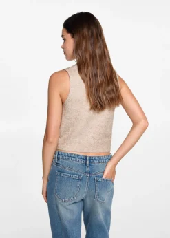 MANGO Swetry I Kardigany|Kamizelki*Kamizelka na guziki