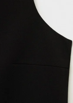 MANGO Kamizelki*Kamizelka na guziki z szerokimi ramiączkami