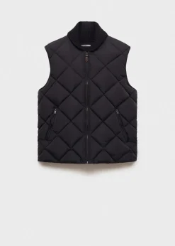 MANGO Kurtki I Koszule Wierzchnie*Kamizelka ocieplana wodoodporna