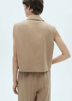 MANGO Kamizelki*Kamizelka od garnituru z klapami