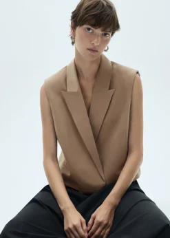 MANGO Kamizelki*Kamizelka od garnituru z klapami