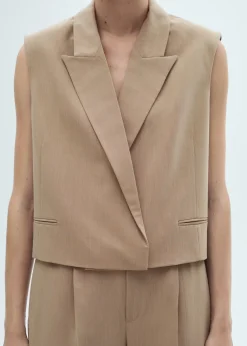 MANGO Kamizelki*Kamizelka od garnituru z klapami