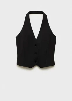 MANGO Kamizelki*Kamizelka od garnituru z dekoltem halter