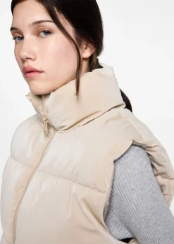 MANGO Kamizelki*Kamizelka pikowana z kieszeniami