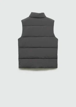 Dzieci MANGO Płaszcze I Kurtki*Kamizelka pikowana z kieszeniami