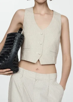 MANGO Kamizelki*Kamizelka w paski