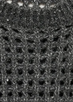 Dzieci MANGO Swetry I Kardigany*Kamizelka z ażurowej dzianiny lureksowej