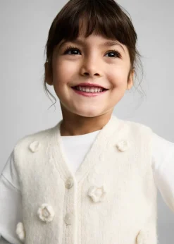 Dzieci MANGO Płaszcze|Swetry I Kardigany*Kamizelka z dzianiny