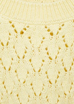 Dzieci MANGO Płaszcze*Kamizelka z dzianiny z ażurem