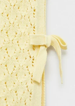 Dzieci MANGO Płaszcze*Kamizelka z dzianiny z ażurem