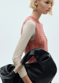 MANGO Swetry I Kardigany|Topy*Kamizelka z dzianiny z ażurem