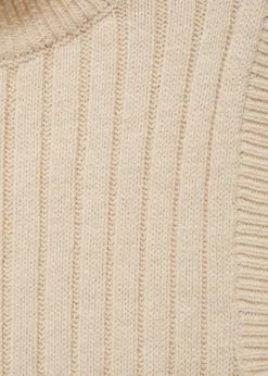 MANGO Swetry I Kardigany|Kamizelki*Kamizelka z dzianiny z półgolfem