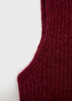 MANGO Kamizelki*Kamizelka z dzianiny z półgolfem