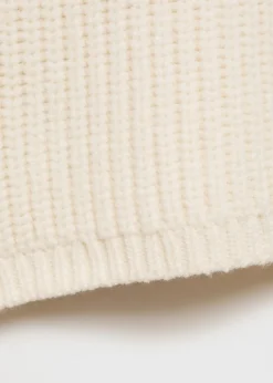 Dzieci MANGO Swetry I Kardigany*Kamizelka z dzianiny z półgolfem