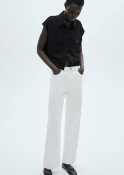 MANGO Kamizelki*Kamizelka z guzikami i kieszeniami