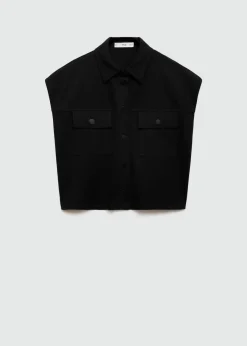 MANGO Kamizelki*Kamizelka z guzikami i kieszeniami