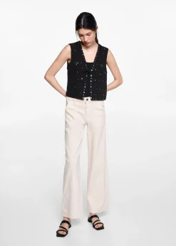 MANGO Topy|Kamizelki*Kamizelka z lusterkami