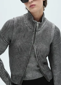 MANGO Kamizelki*Kamizelka z półgolfem i efektem foil