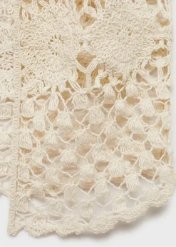 MANGO Kamizelki*Kamizelka z szydełkowej tkaniny