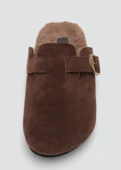 MANGO Piżamy|Piżamy*Kapcie domowe ze sprzączką