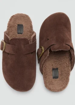 MANGO Piżamy|Piżamy*Kapcie domowe ze sprzączką