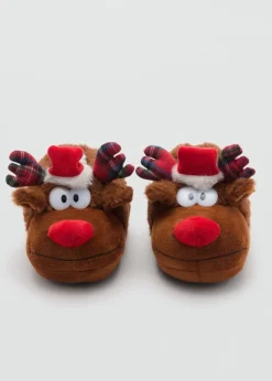 Dzieci MANGO Buty|Buty*Kapcie z motywem renifera