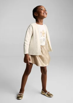 Dzieci MANGO Swetry I Kardigany*Kardigan ażurowy ścieg