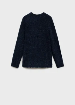 Dzieci MANGO Swetry I Kardigany*Kardigan dzianina bouclé