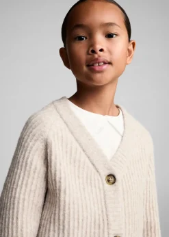 Dzieci MANGO Swetry I Kardigany*Kardigan dzianinowy na guziki