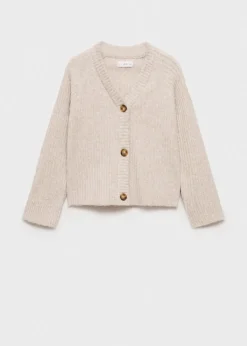 Dzieci MANGO Swetry I Kardigany*Kardigan dzianinowy na guziki