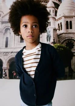 Dzieci MANGO Swetry I Kardigany*Kardigan dzianinowy na guziki