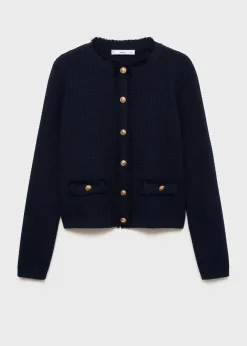 MANGO Kurtki|Swetry I Kardigany*Kardigan dzianinowy na guziki
