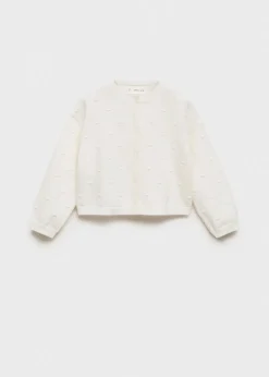 Dzieci MANGO Swetry I Kardigany*Kardigan dzianinowy z haftem