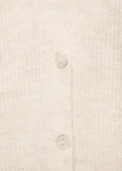 Dzieci MANGO Swetry I Kardigany*Kardigan prążkowany na guziki