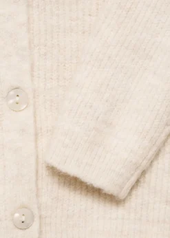 Dzieci MANGO Swetry I Kardigany*Kardigan prążkowany na guziki