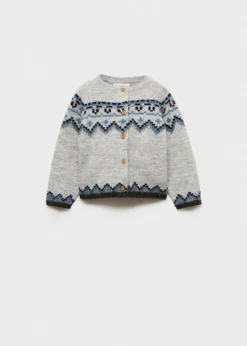 Dzieci MANGO Swetry I Kardigany|Swetry I Kardigany*Kardigan z żakardowej dzianiny