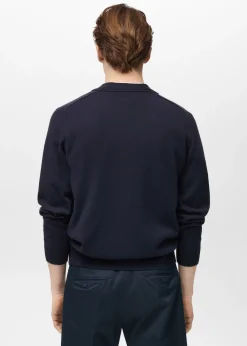 MANGO Kardigany I Swetry*Kardigan z bawełnianej dzianiny z guzikami