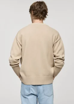 MANGO Kardigany I Swetry*Kardigan z bawełnianej dzianiny z guzikami