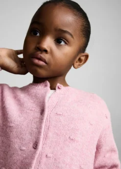 Dzieci MANGO Swetry I Kardigany*Kardigan z dzianiny na guziki