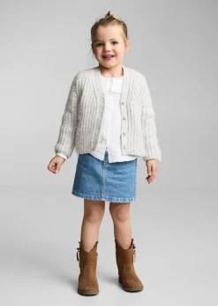 Dzieci MANGO Swetry I Kardigany*Kardigan z dzianiny na guziki