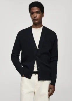 MANGO Kardigany I Swetry*Kardigan z dzianiny na guziki