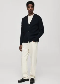 MANGO Kardigany I Swetry*Kardigan z dzianiny na guziki