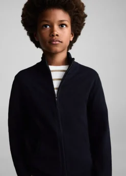 Dzieci MANGO Swetry I Kardigany*Kardigan z dzianiny na zamek